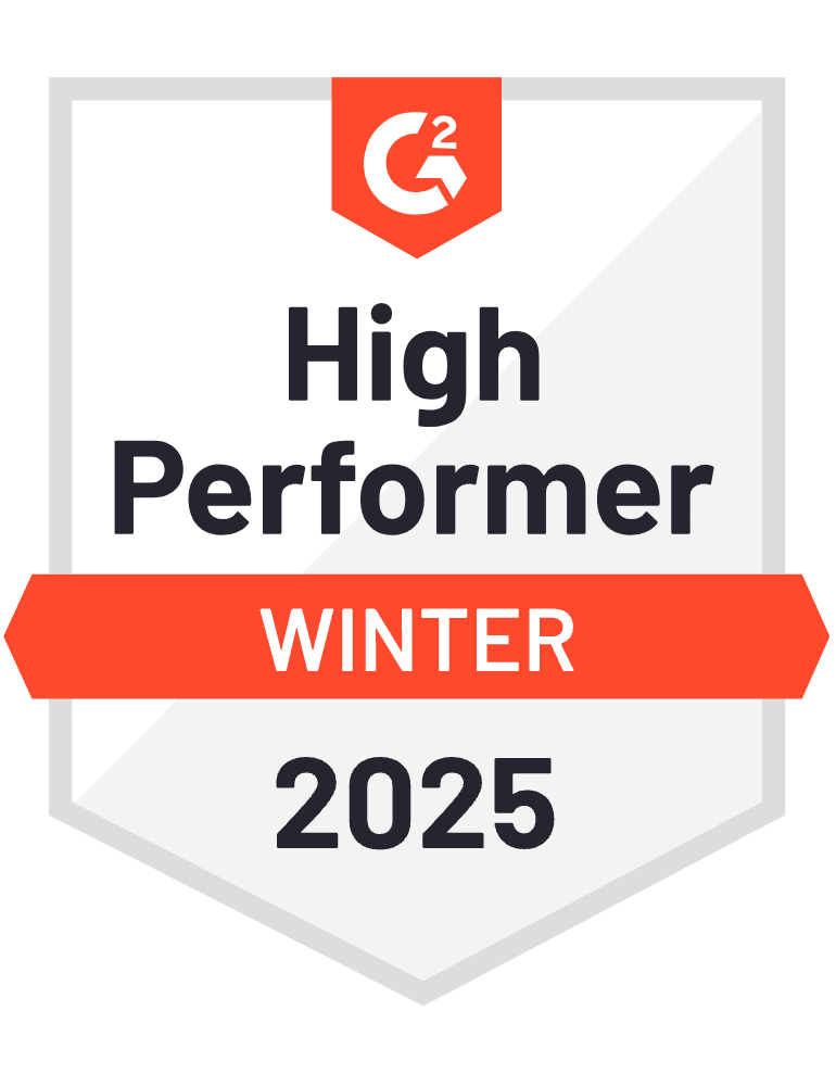 G2 High Performer award for AI Chatbots