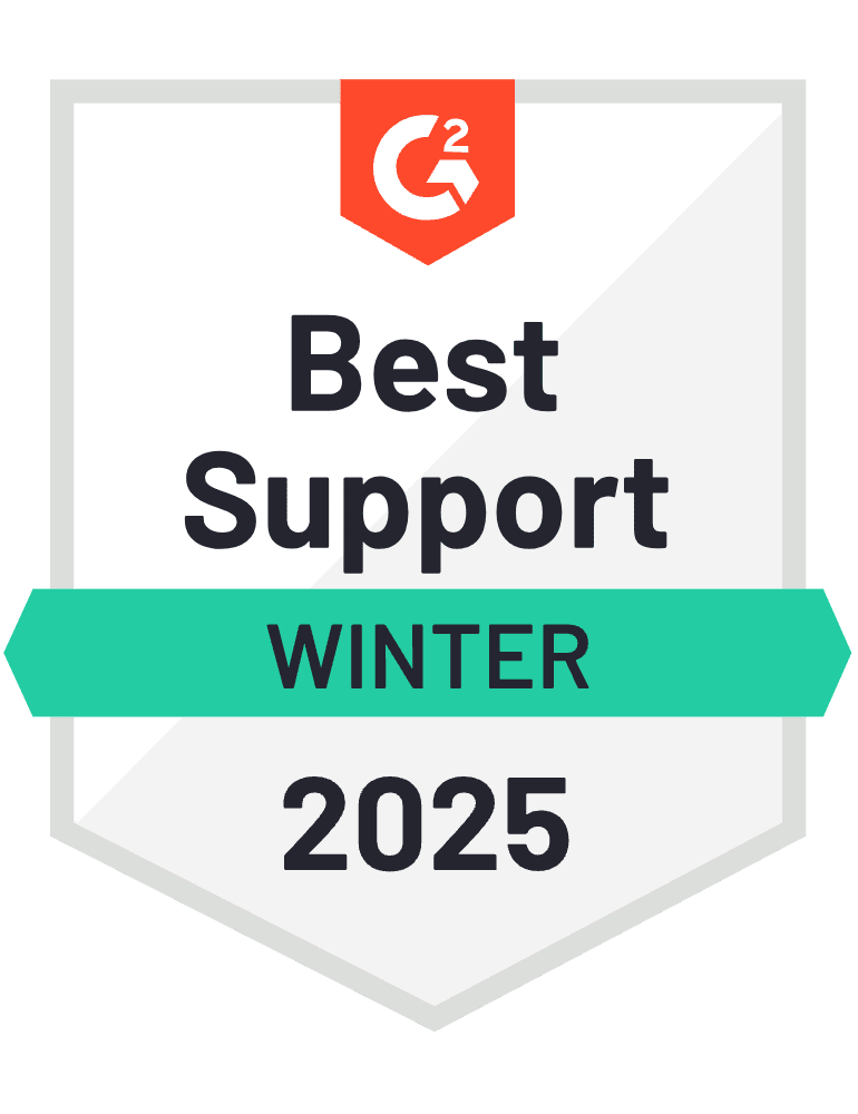 G2 Best Support award for AI Content Creation Platforms